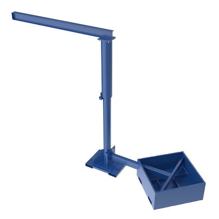 Vestil Portable Offset Jib, 8 ft., 250 lb. JIB-CBX-25-8-10